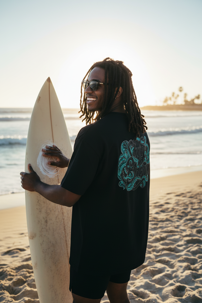 Dreads Male Back