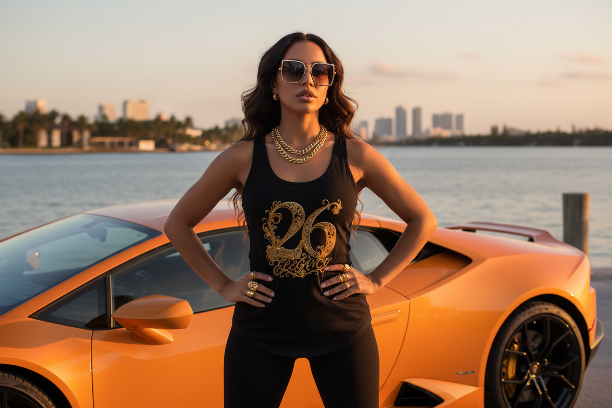 Elite Latina Orange Lambo 26 Elegancy