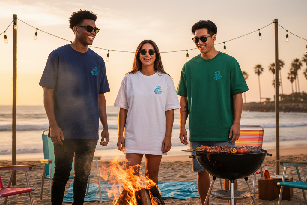 Front BBQ Bonfire