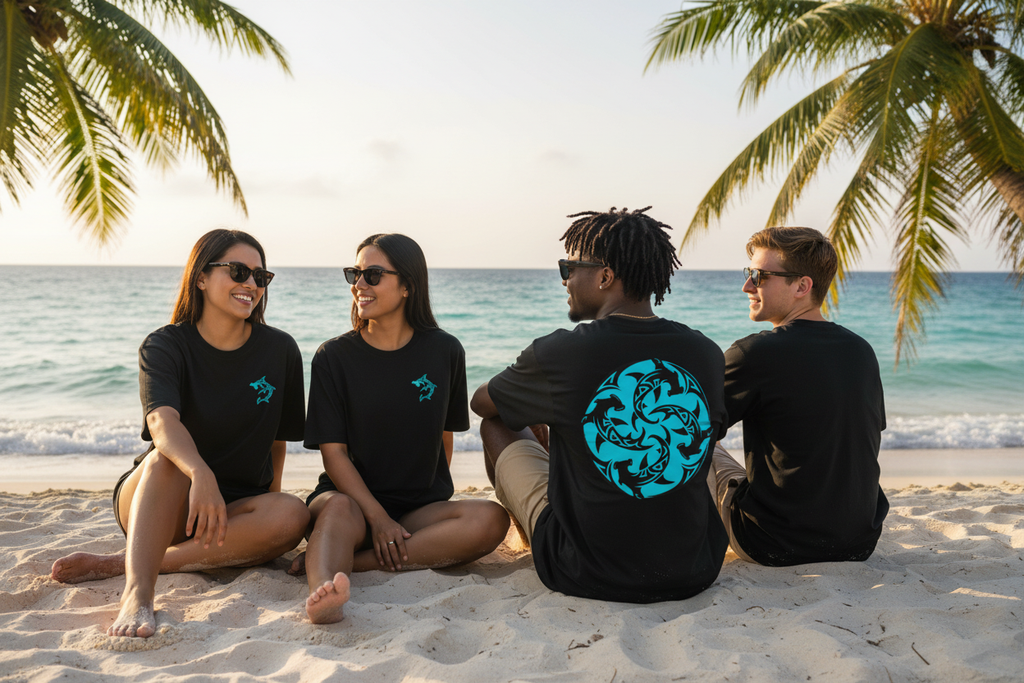 Group Beach Sand