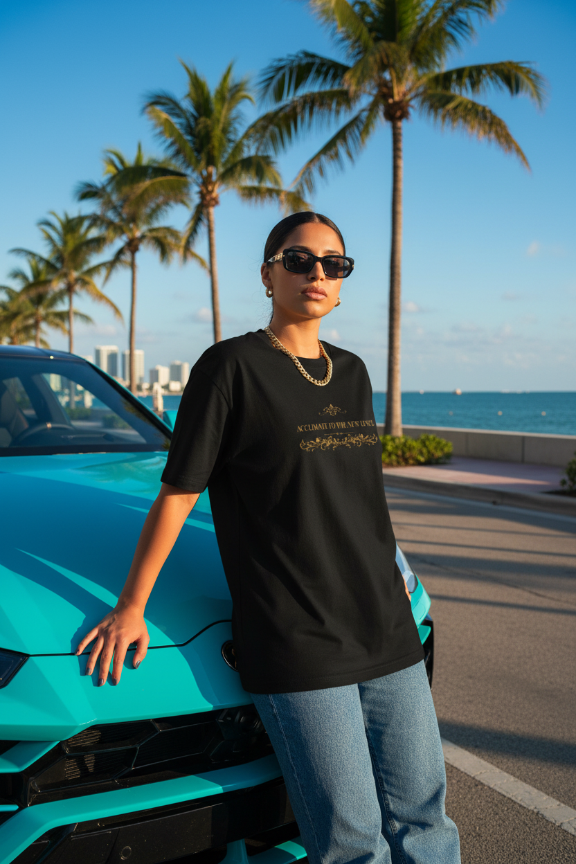 Hispanic Female Front Turquoise Lambo