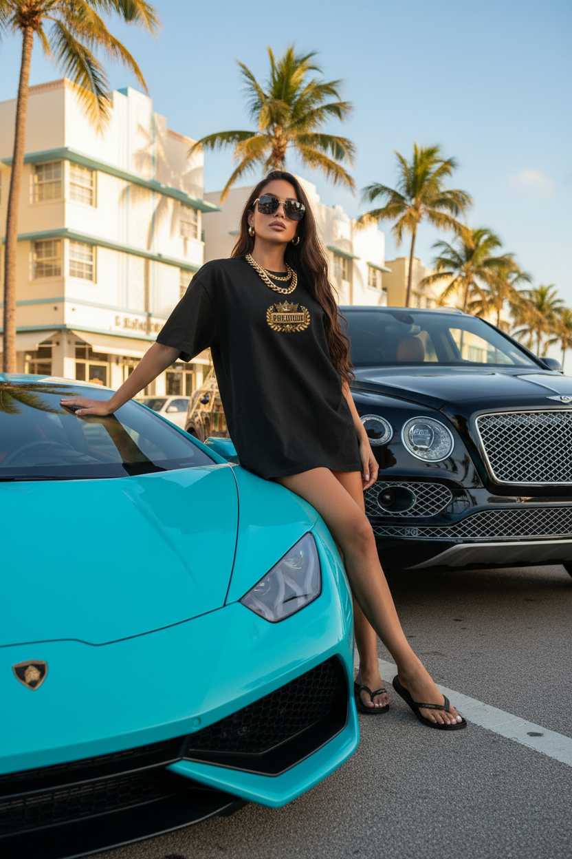 Hispanic Girl Front Miami
