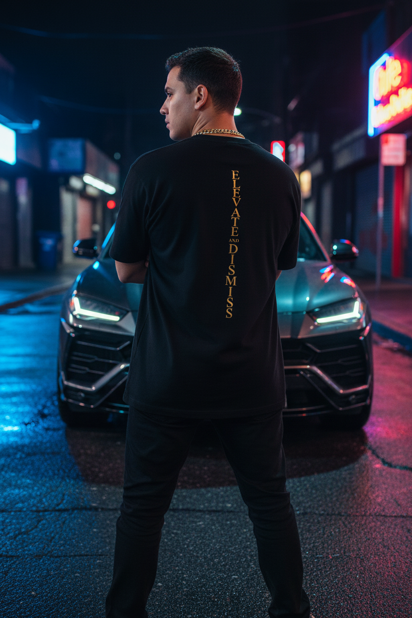 Hispanic Male Standing Back