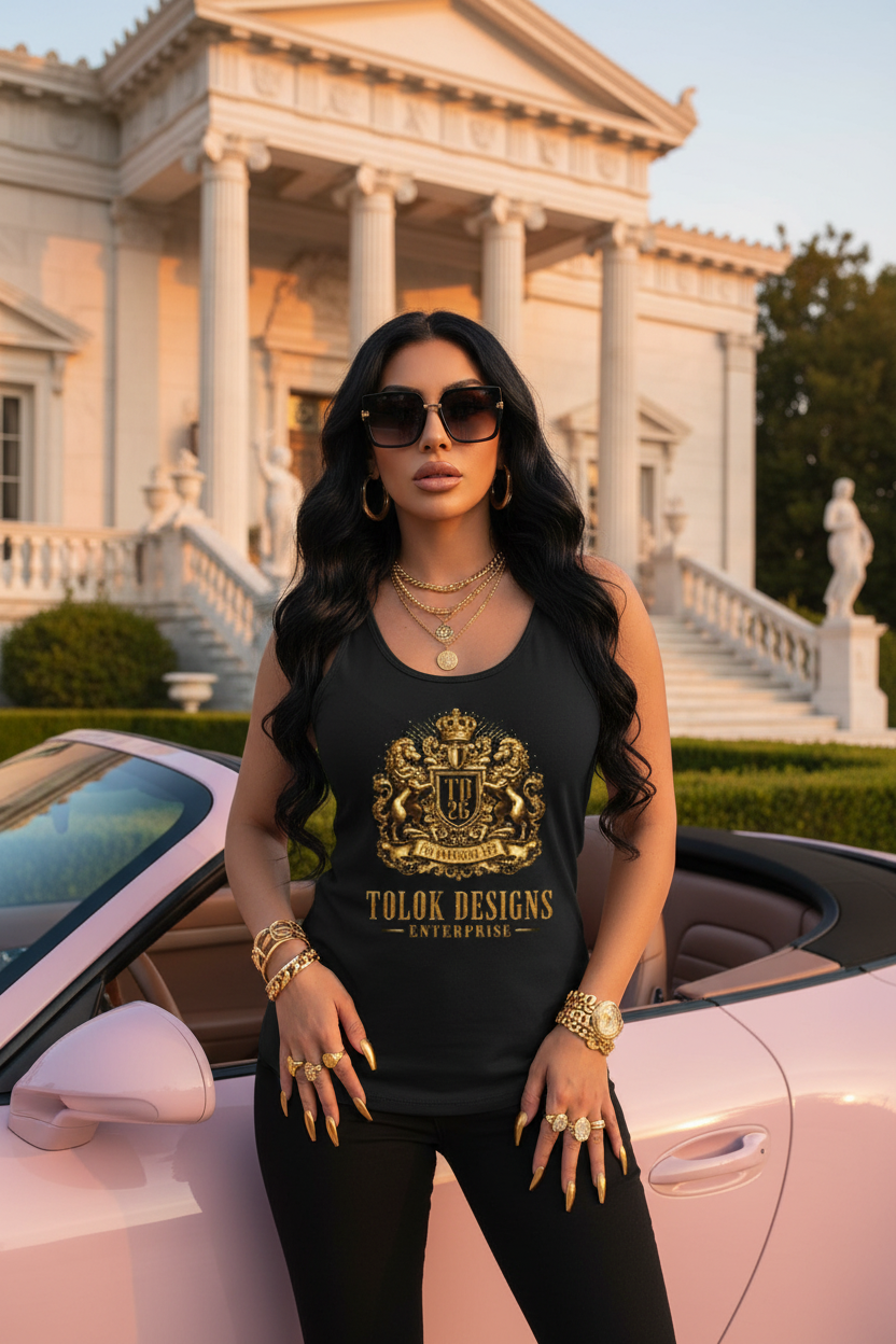 Hispanic - Tolok Designs Tank - Pink Porsche