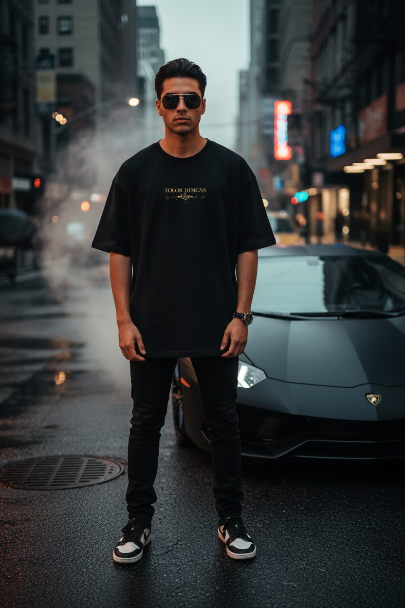 Hispanic Male Black Standing