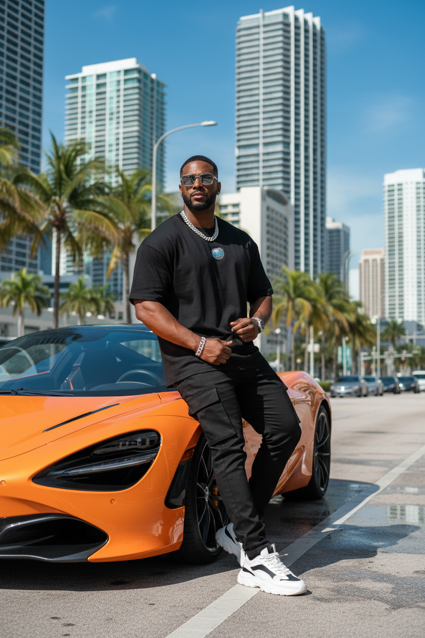 Male Miami Mockup