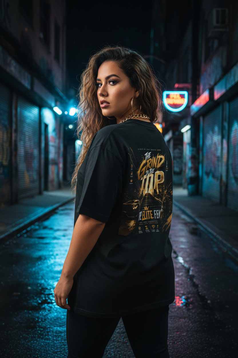 New Puerto Rican Female Back Logo Alley