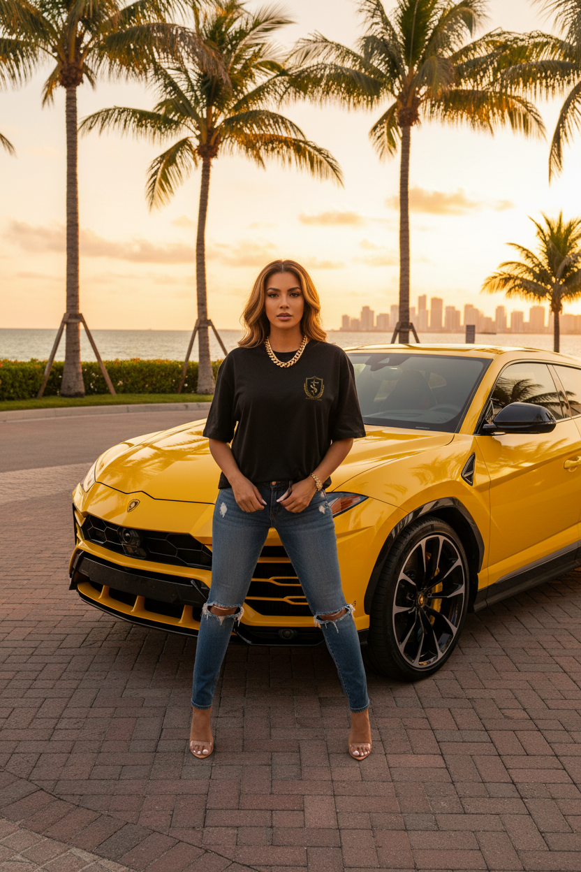 Puerto Rican Female - Lamborghini
