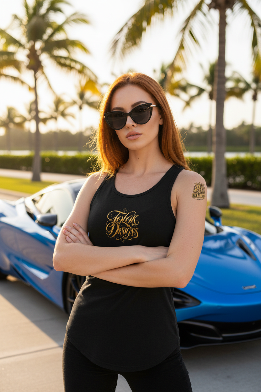 Red Hair Model - Miami Vibe
