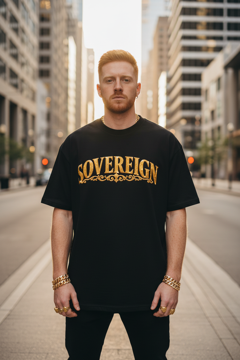 Sovereign Gold Cross — Redhead Male