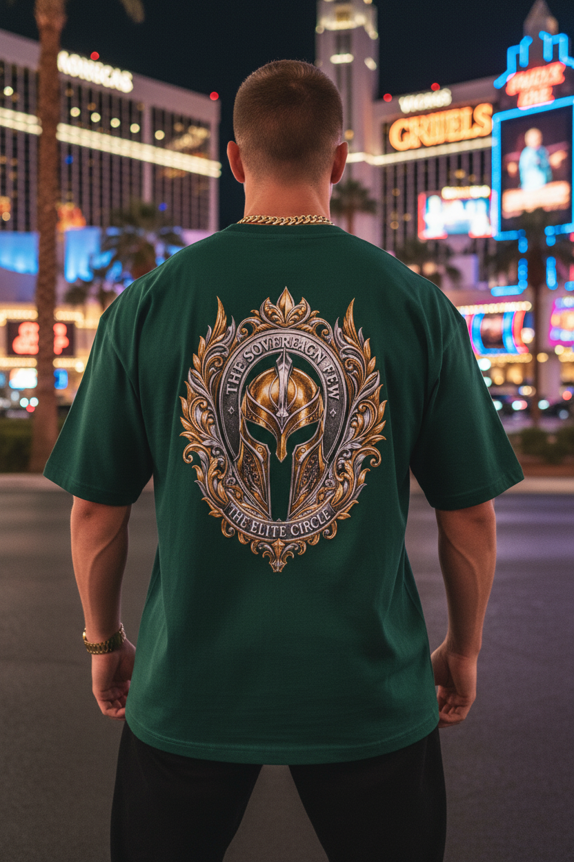 White Male - Forest Green Back